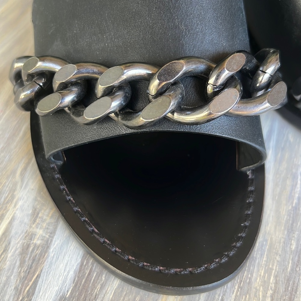 Thomas Wylde Maison Razor Chained Link Sandals - Picture 5 of 12
